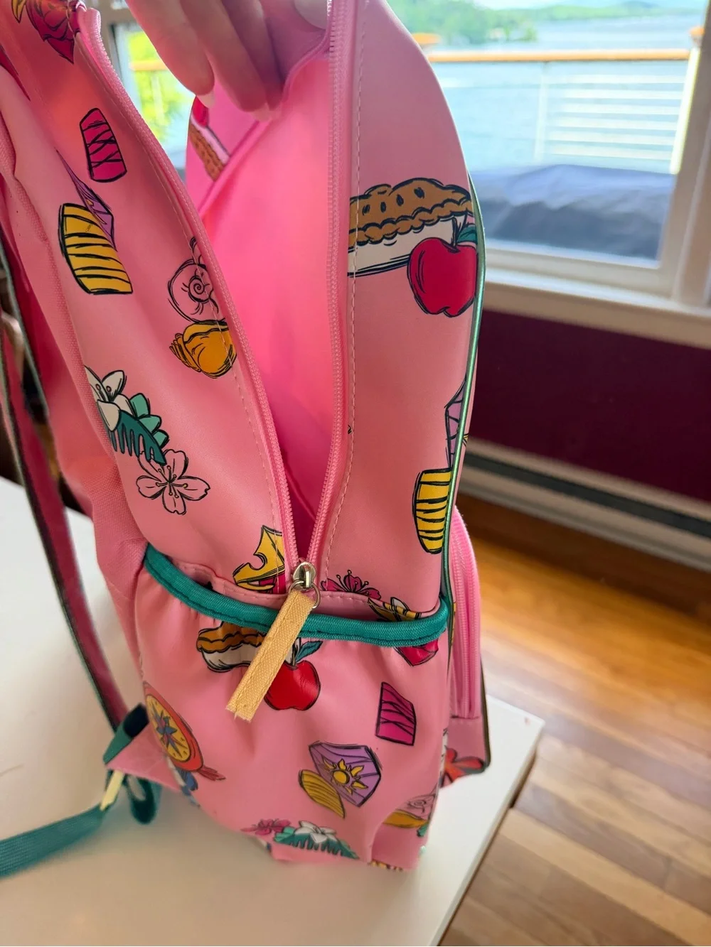 Disney Princess Pink Floral Backpack